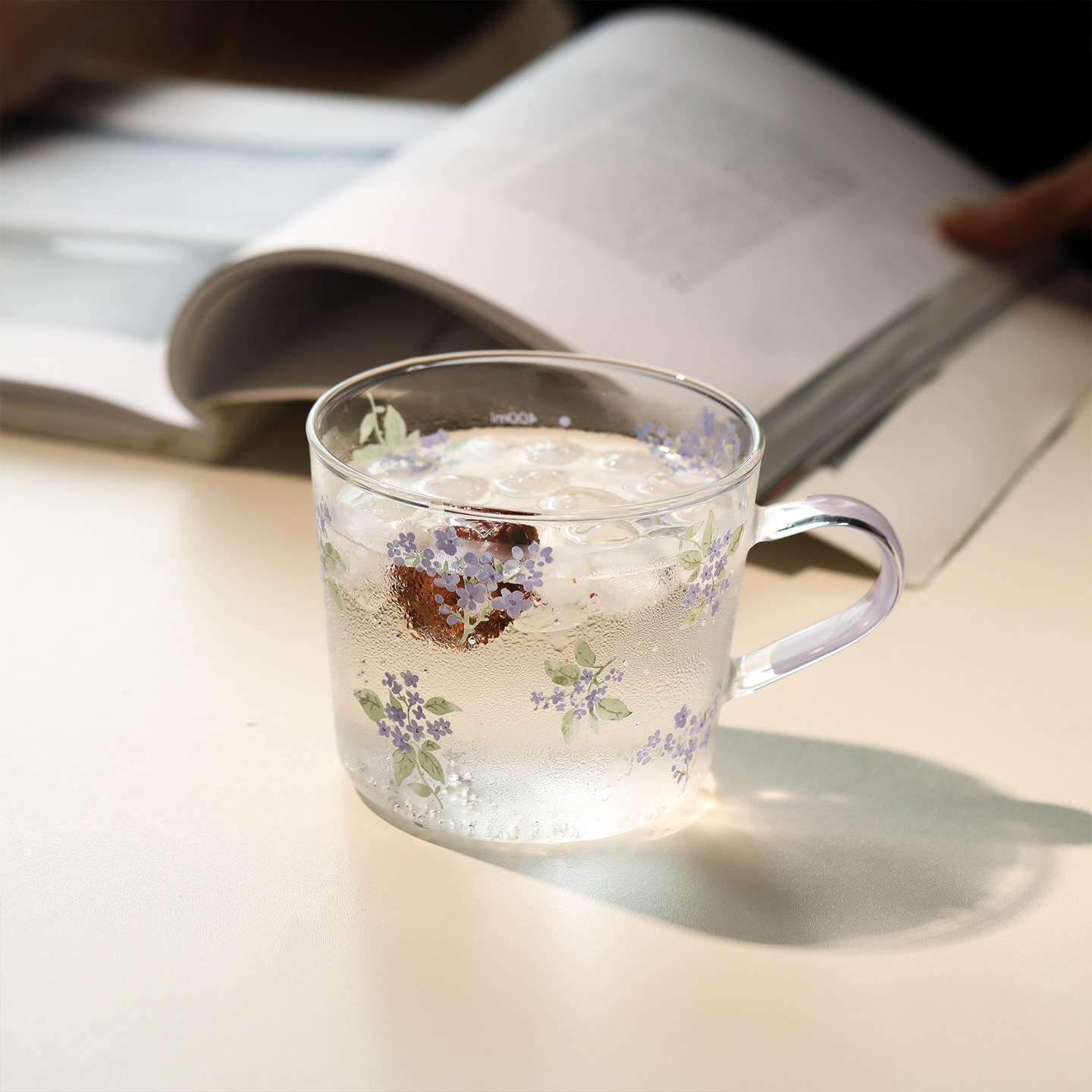 水杯高硼硅玻璃大容量耐高温图片