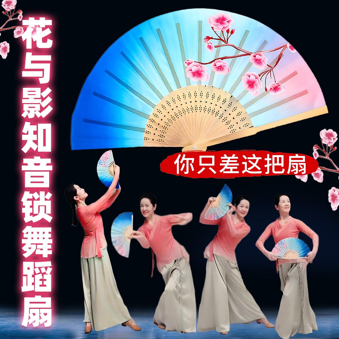 【古典舞必备】花与影知音锁折扇