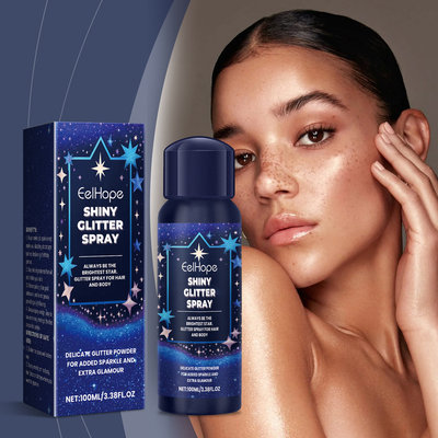 Eelhope身体闪粉喷雾面部锁骨头