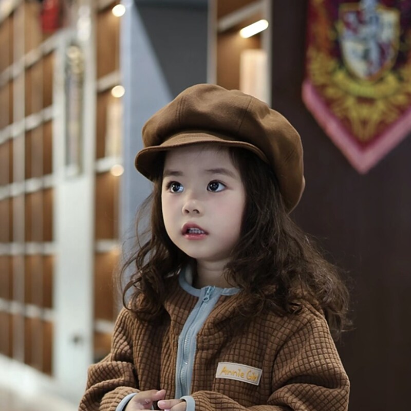 儿童贝雷帽秋冬季宝宝时髦洋气百搭画家帽男女童复古毛呢南瓜帽潮,童装/婴儿装/亲子装,帽子,淘宝优惠券,粉丝福利购,淘宝优惠卷