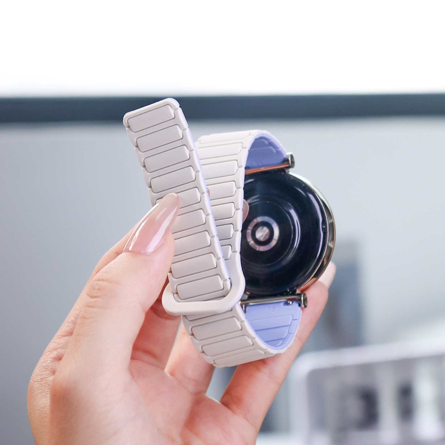 适用华为GT6表带女款gt5pro手表强力磁吸硅胶高级感watch5新款专用替换GT5男士秋冬天gt4/fit3透气41mm配件