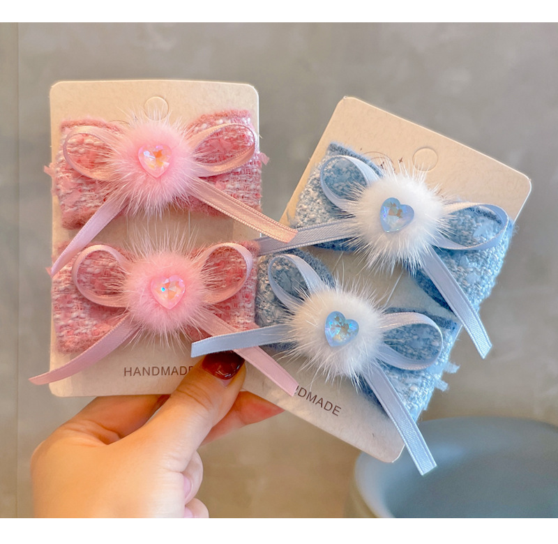 手作日韩小香风蝴蝶结发卡