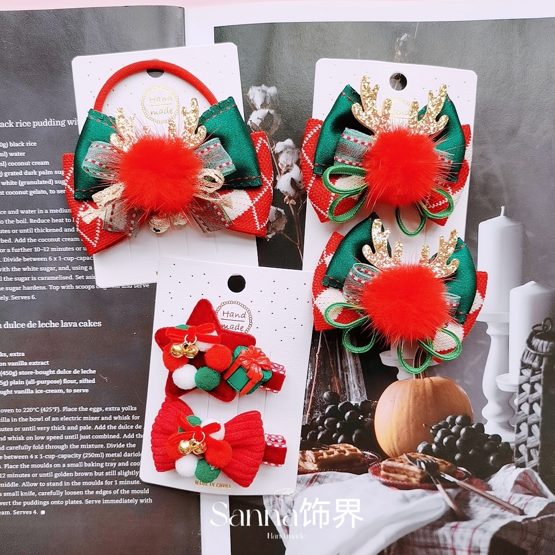 手作圣诞花Day派对发圈