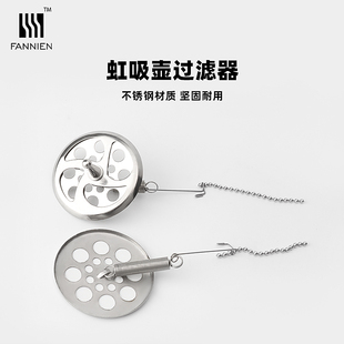 不锈钢咖啡过滤器家用虹吸壶过滤布半自动比利时壶咖啡粉滤纸网