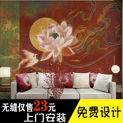 壁画壁纸莲质量怎么样 壁画壁纸莲口碑怎么样 小麦优选