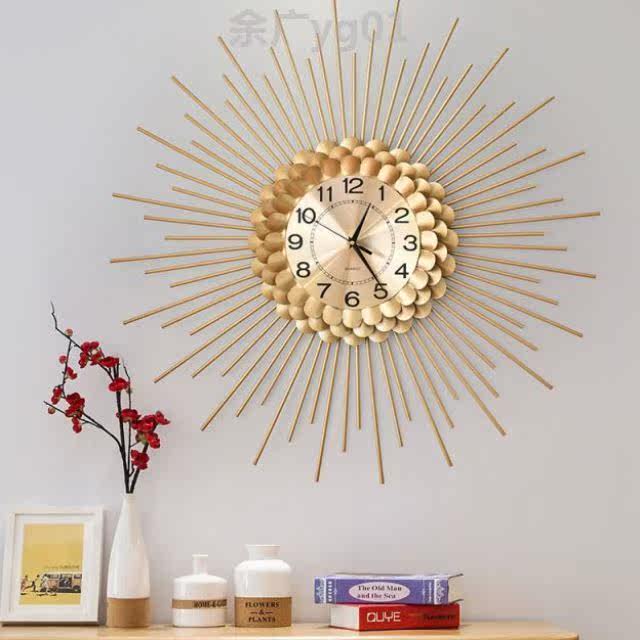 壁挂装饰创意轻奢太阳镜金属铁艺壁饰背景墙客厅餐厅墙面时钟挂件|ruв категории Домашний быт, роспись - от Buy2taobao.com для оказания профессиональной услуги покупки агента Taobao