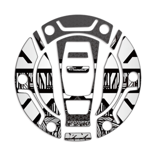 适用于宝马C400GT摩托车防水油箱盖贴防刮改装软胶立体加油盖贴