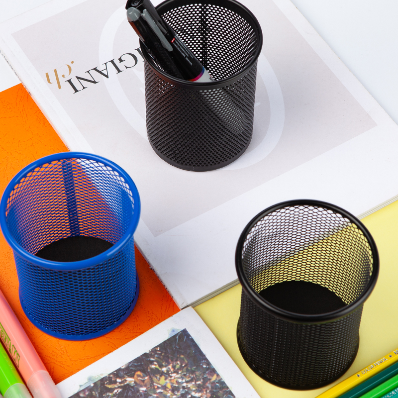 晨光金属圆形商务多功能收纳笔