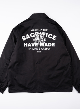 MUNDANE (MDE) 23AW 美式复古主题印花教练夹克宽松外套男