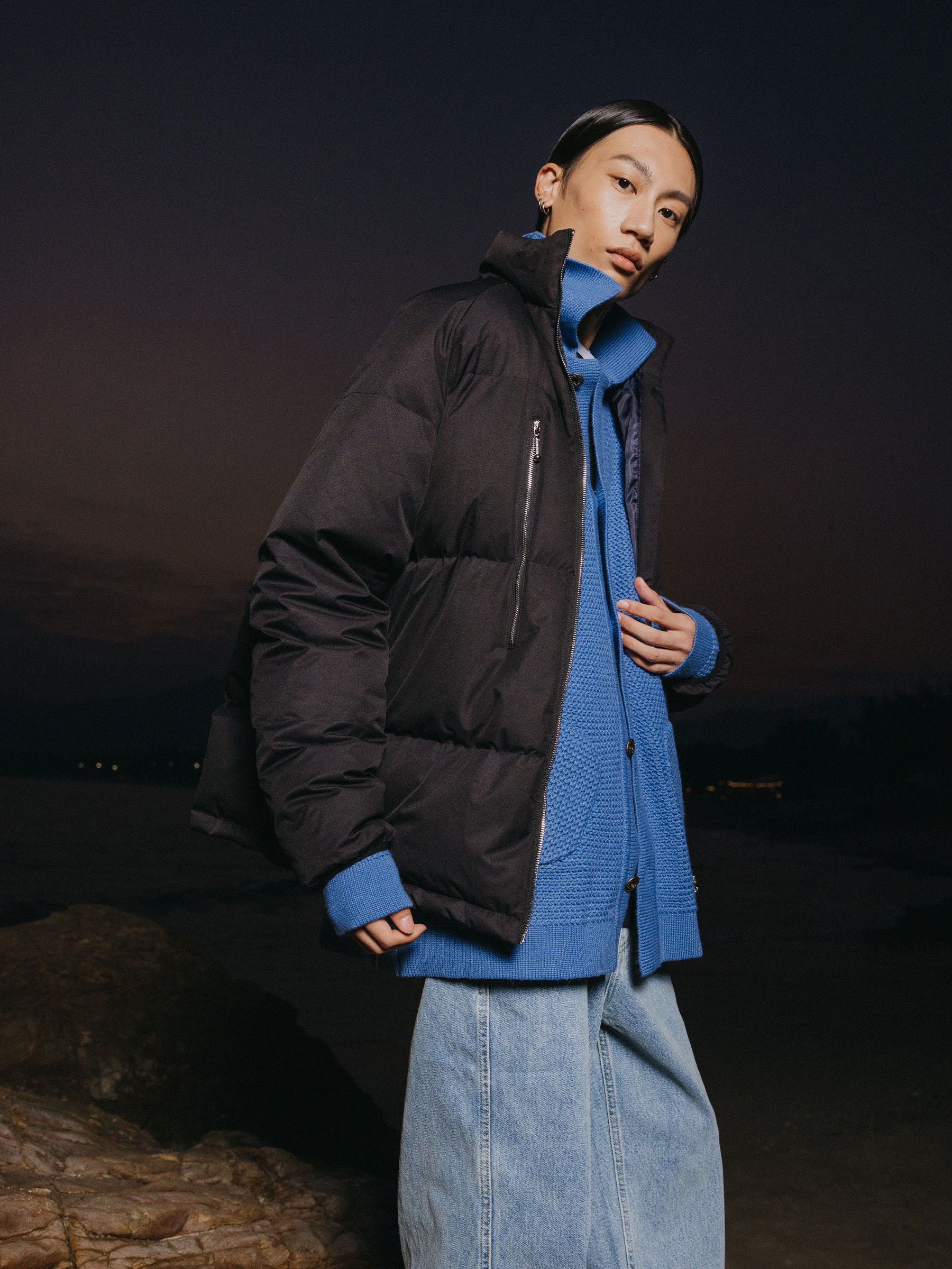 防水防风羽绒服MUNDANE立领