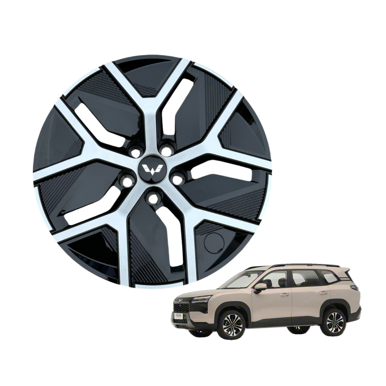 适配五菱星光560轮毂盖18寸铁圈装饰盖车轮外壳车轮盖轮毂罩原厂