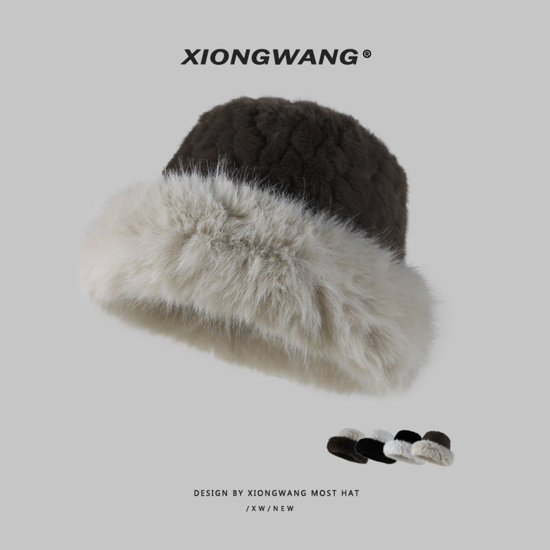 升级！加宽加大毛毛更显脸小渔夫帽毛绒帽保暖盆帽秋冬仿皮草冬帽,服饰配件/皮带/帽子/围巾,帽子,淘宝优惠券,粉丝福利购,淘宝优惠卷