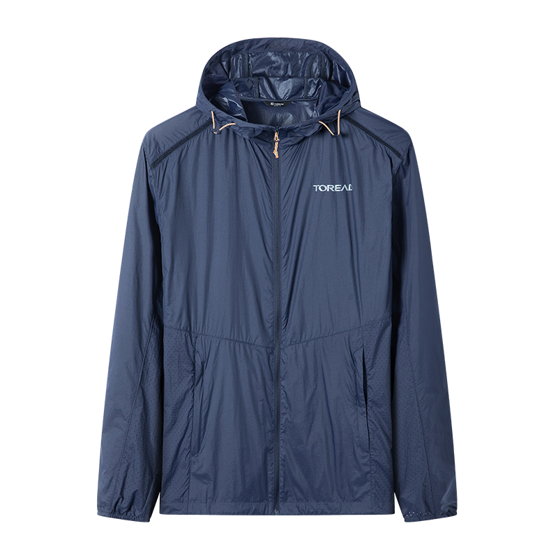 探路者防晒衣男款户外透气钓鱼防紫外线防晒服男士运动外套皮肤衣