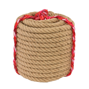 少帅粗麻绳绳子拔河攀爬手工编织装饰品diy材料细麻线耐磨捆绑绳