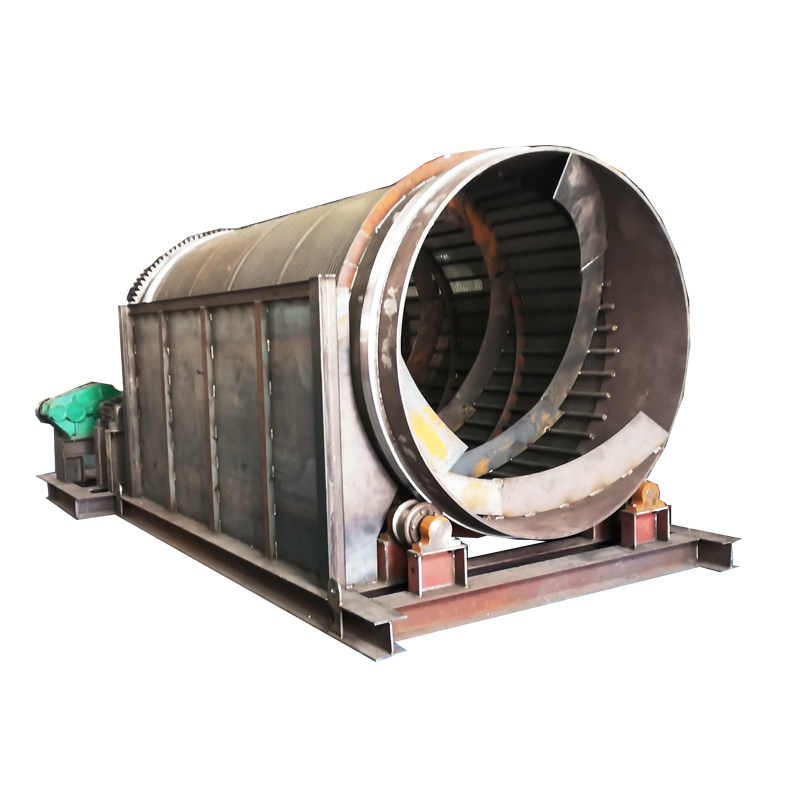 现货新型环保滚筒筛大型砂石分离机全封闭双层无轴自动垃圾筛分机