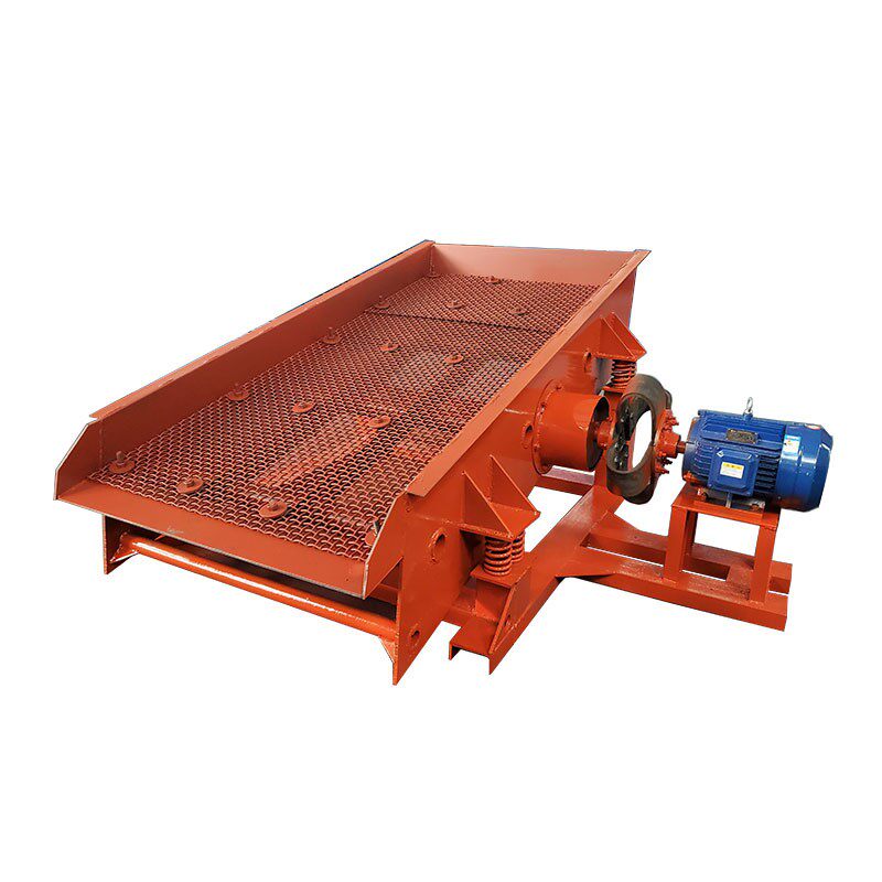 侧边出料直线振动筛小型震动砂石分离工业建筑商用全自动筛选机