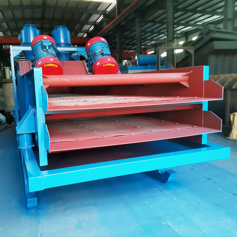 定做款1860双层振动脱水筛低噪音高频脱水设备尾矿脱泥水分离机