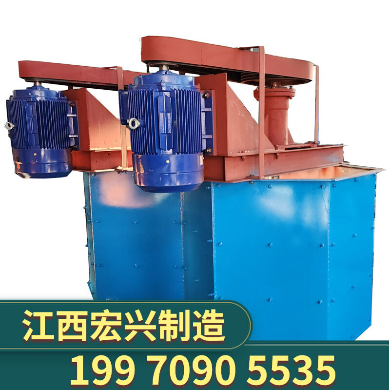 1512擦洗机矿用沙用擦洗机双槽搅拌是洗沙机桶式PP内衬耐磨擦洗机