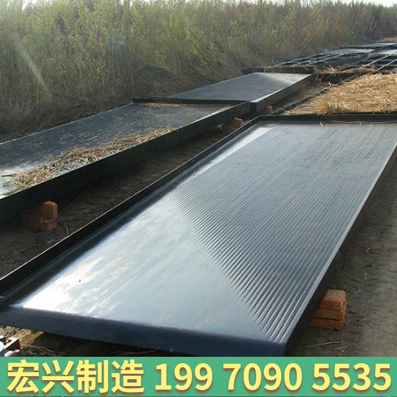 选矿摇床纤维防腐耐磨摇床大槽钢摇床槽床面摇床