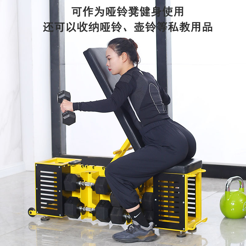新品源头工厂仰卧板健身房可折叠家用健身器材可调节多功能收纳哑
