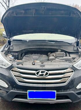 13款-17款现代胜达前发动机盖后备箱后盖液压支撑杆气压杆气弹簧