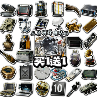 三角洲行动游戏周边贴纸物资武器非洲之心手机壳装饰防水手账贴画