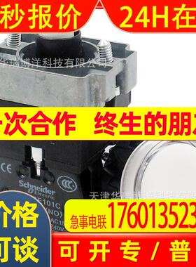 XB2BW31M1C带灯按钮白色AC220V带灯ZB2BW31C+ZB2BWM11C按钮