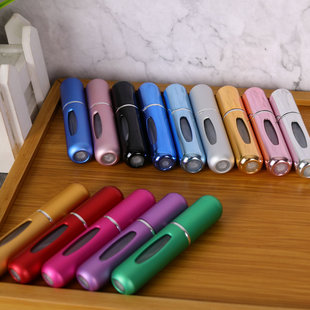 5ml香水分装 便携旅行化妆品小样喷雾空瓶电化铝香水樽 瓶底部充装