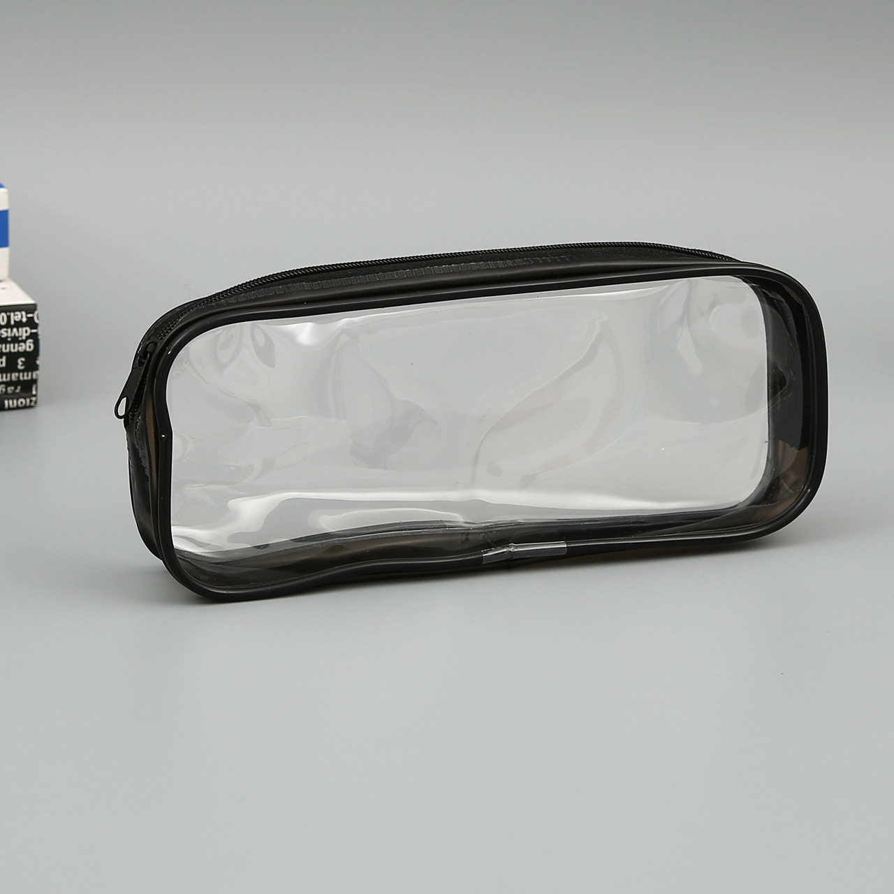 PVC笔袋文具袋透明塑料收纳袋定 制pvc拉链袋定 做印刷LO