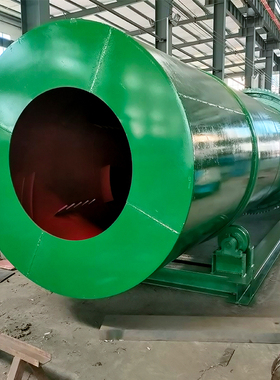 泥石分离设备滚动式清洗无轴绿色筛子搅拌筒洗石头机圆筒筛洗矿机
