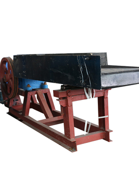 沙金提纯设备实验用黑色6S试矿摇床往复式1米摇动床金属分离机床