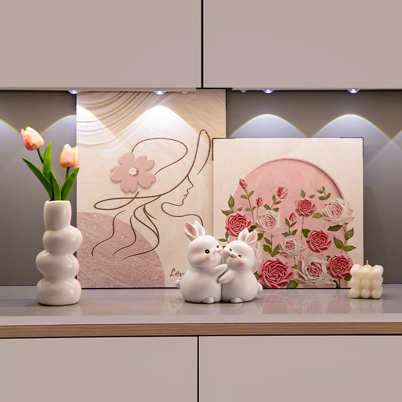 高级感入户玄关客厅装饰品