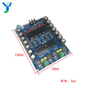 TPA3116D2功放板模块双声道2*150W大功率HIFI发烧级车载 DC12-24V