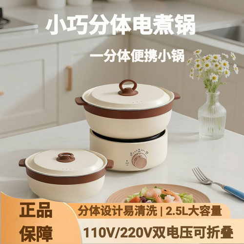 宿舍电煮锅小型小锅一人用不锈钢