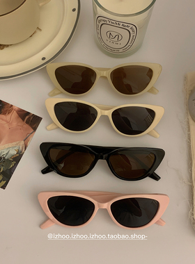 复古猫眼墨镜女高级感大脸显瘦