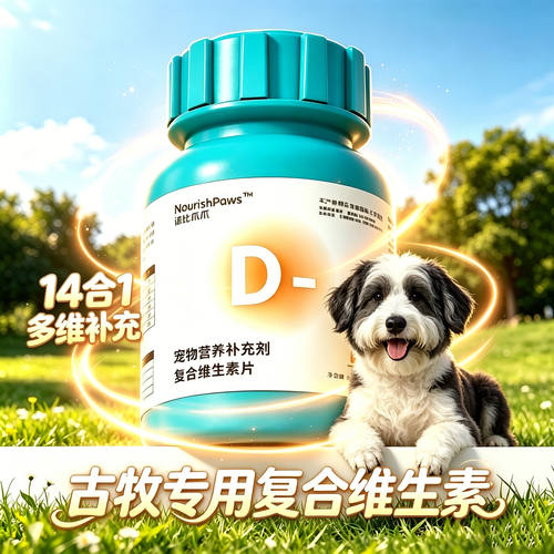 古牧专用狗狗复合维生素b族片b1b12营养补充剂宠物小狗幼犬营养癖