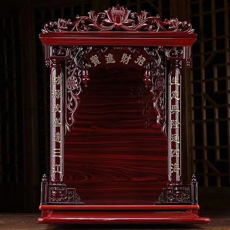 财神爷佛像招财佛龛神龛供奉家用神柜神台供台供桌广式吊柜