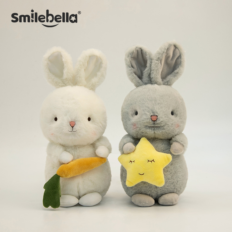 英国Smilebella兔子玩偶毛绒玩具安抚公仔陪伴抱睡玩偶礼物送女友