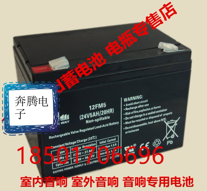 音响拉杆式蓄电池