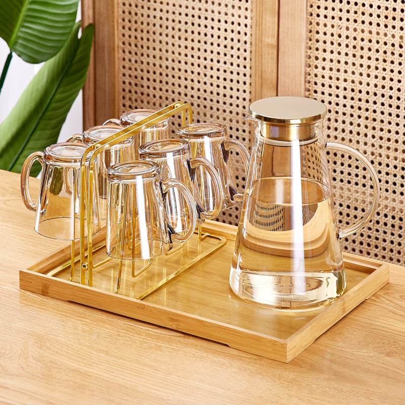玻璃耐高温杯子套装家用家庭客厅
