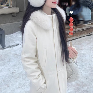 lp雪服！人气返场&新增粉色 面料毛领全定染 重工外套冬季新款女