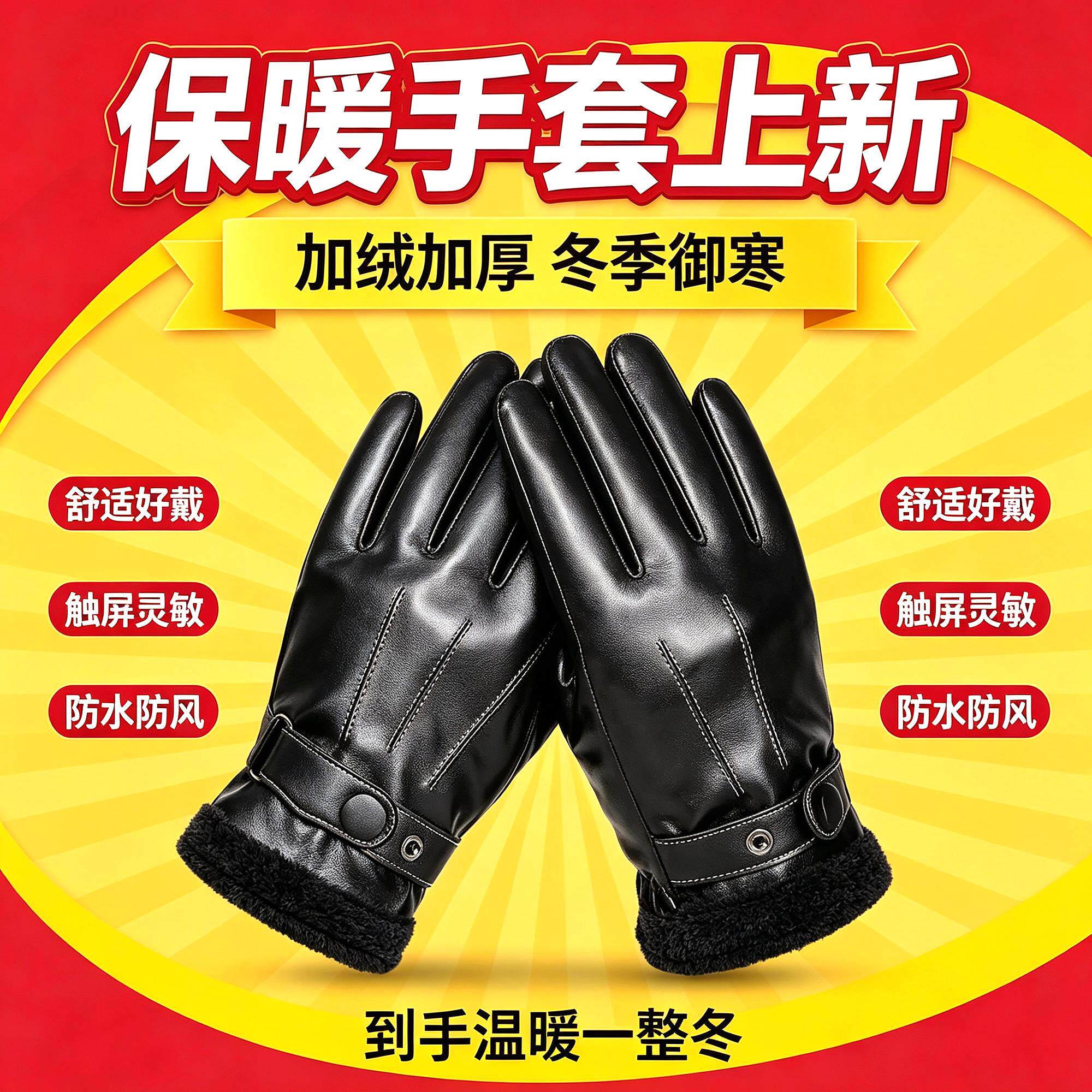 男士干活用的耐用保暖冬骑车摩