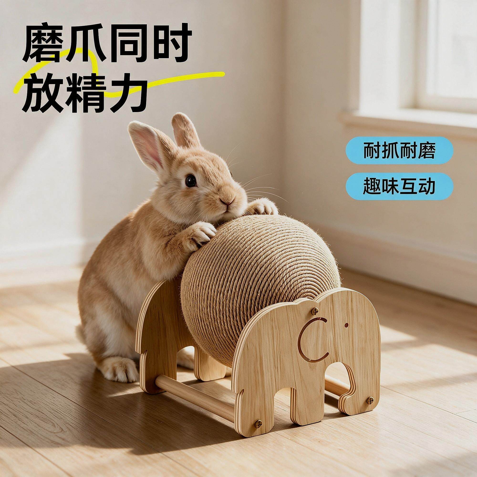 安抚荷兰猪宠物用品小兔子玩具