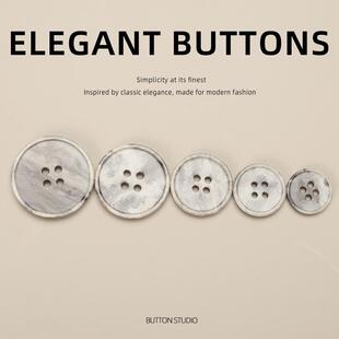 皮衣各种大全儿童白色大衣毛衣开衫扣子高端精致时尚衣服纽扣配件