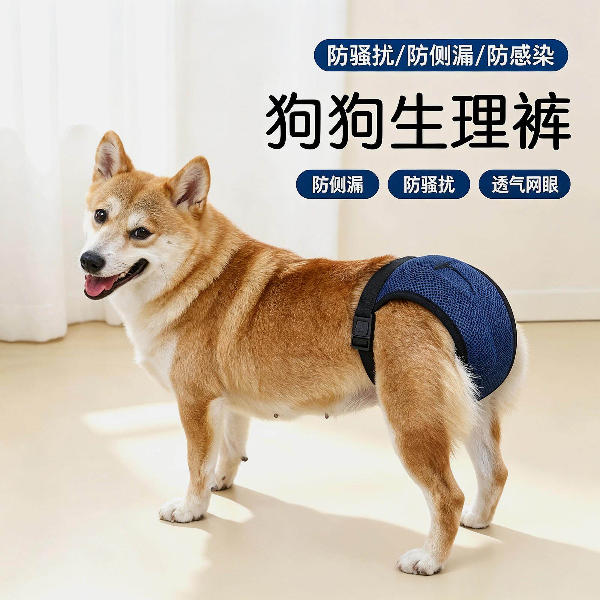 大发情狗狗生理裤母狗姨妈裤安