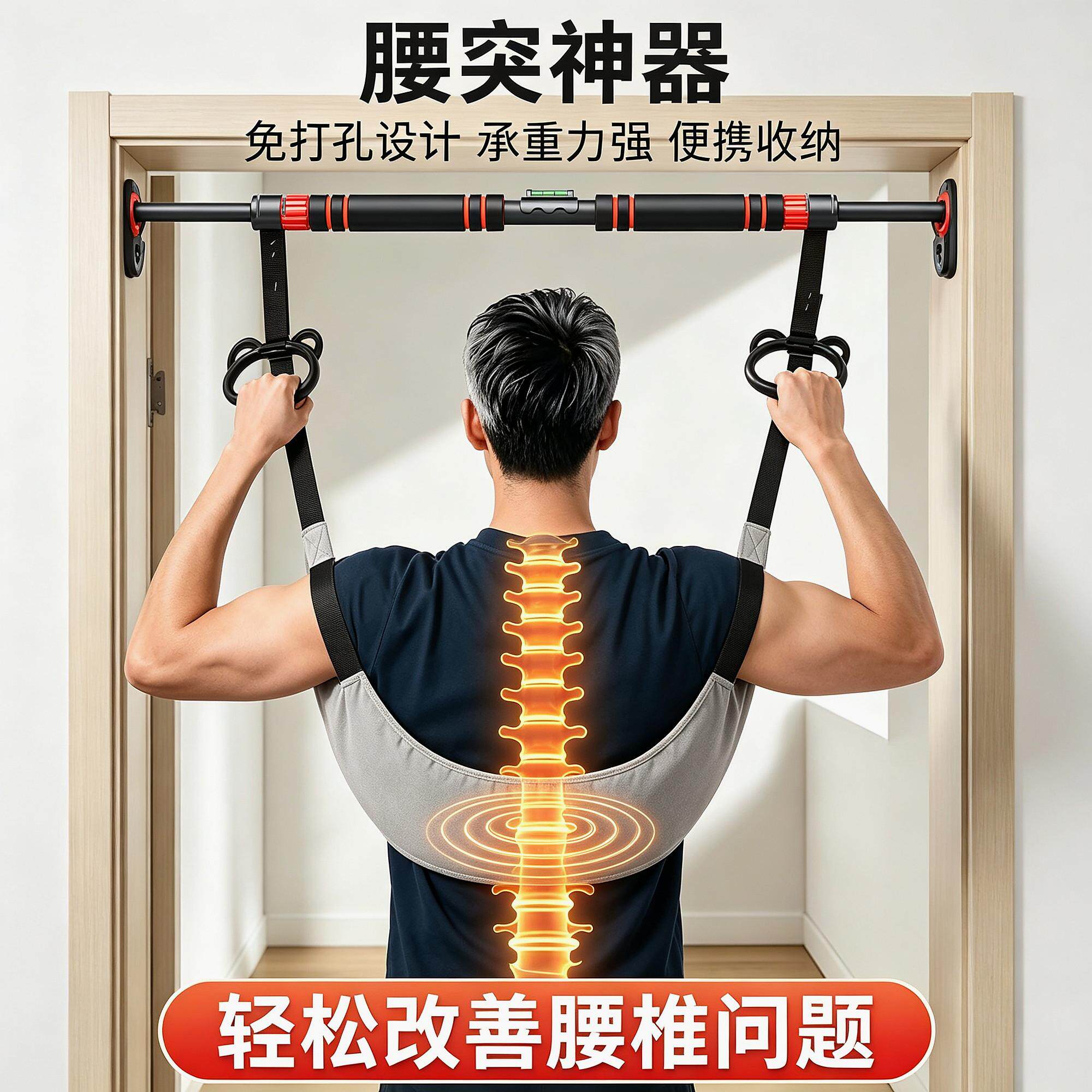 用脊椎牵引吊带骨盆单杠腰椎牵