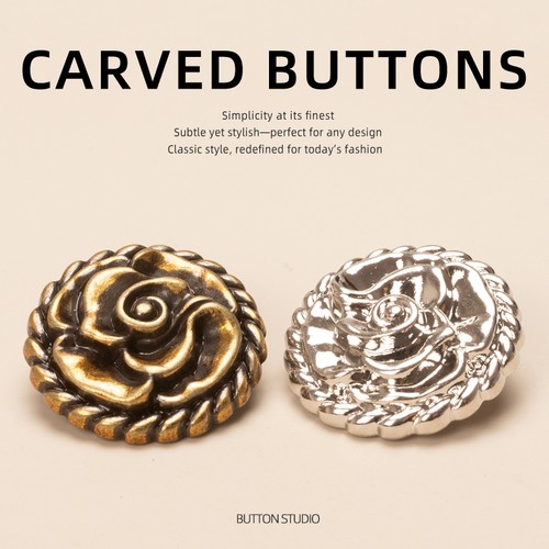 秋装纽扣扣子貂皮大衣彩色辅料