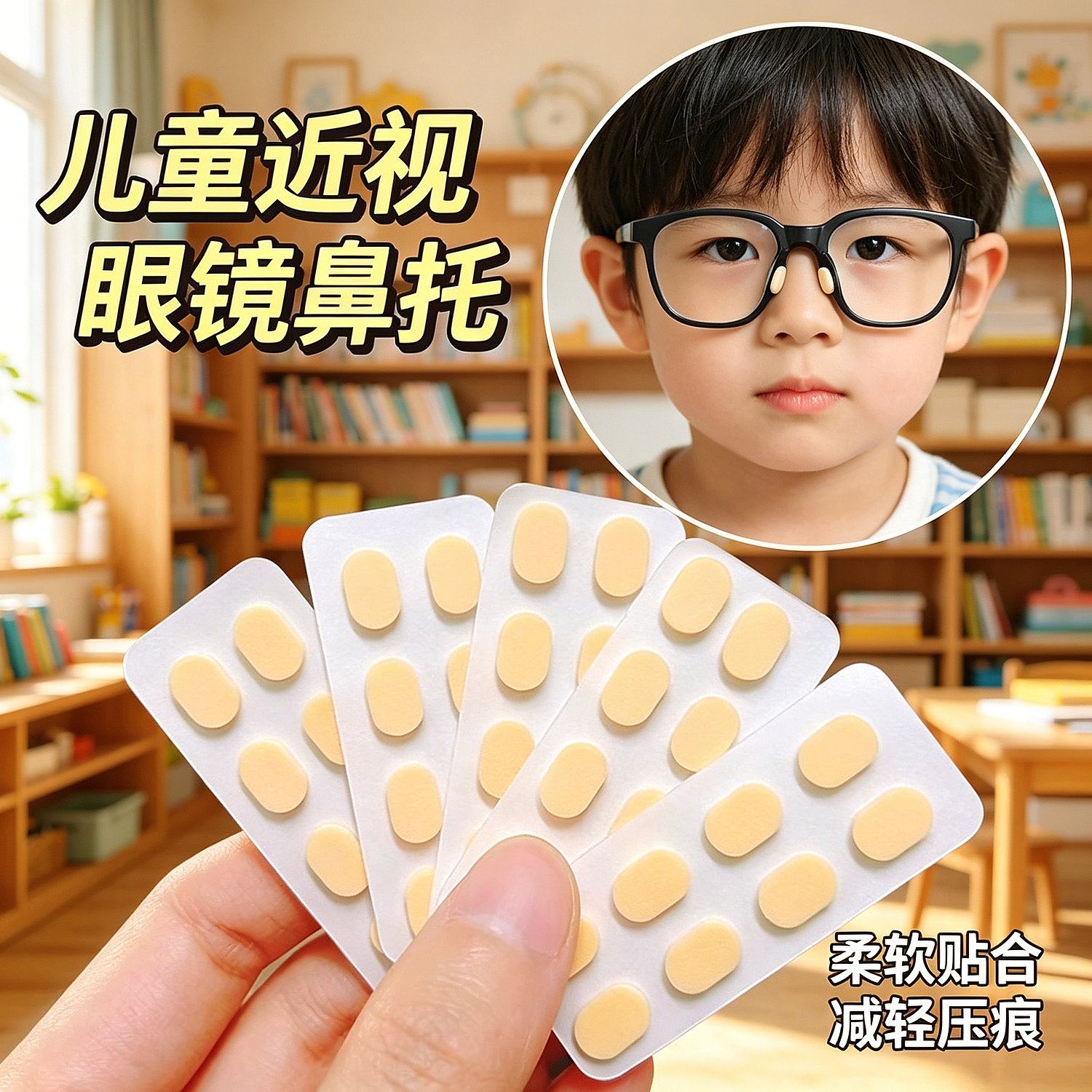 室内维修小框墨镜眼镜鼻托成人