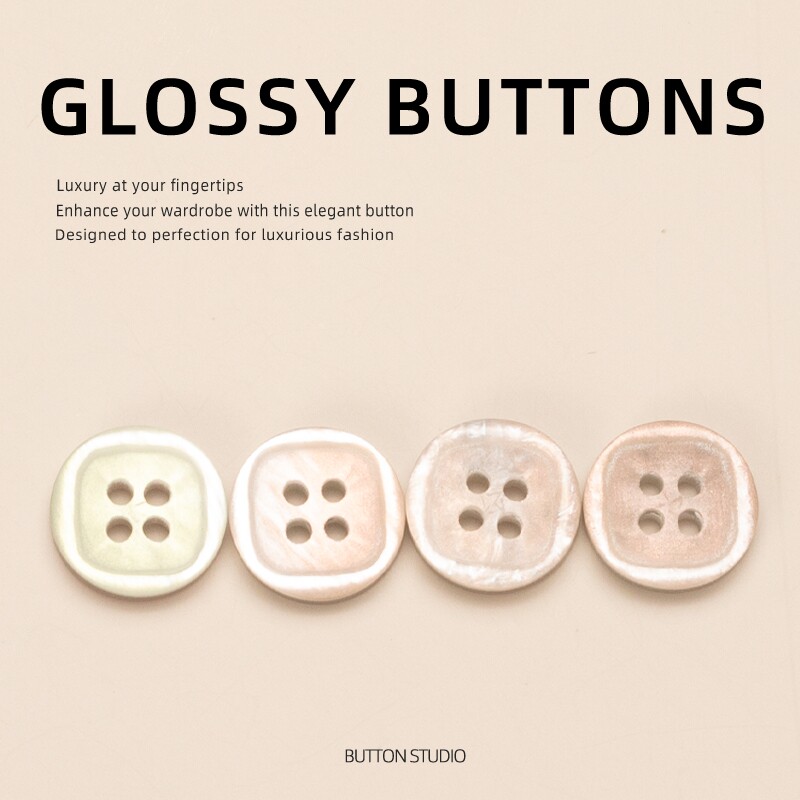 墨绿色藕粉色纽扣扣子大人雪纺夏季米白色棕色深灰色方形polo