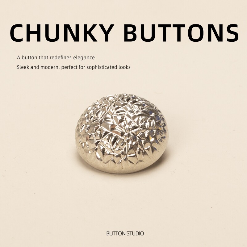 大衣纽扣外套钮扣扣子短款风衣收腰高端装饰扣男生18mm胸带中